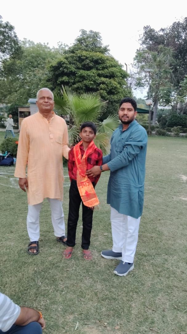 आर्यन जी का चयन छः दिवस के शिविर एवं साक्षात्कार के उपरांत “नेह नीड़” में हुआ 