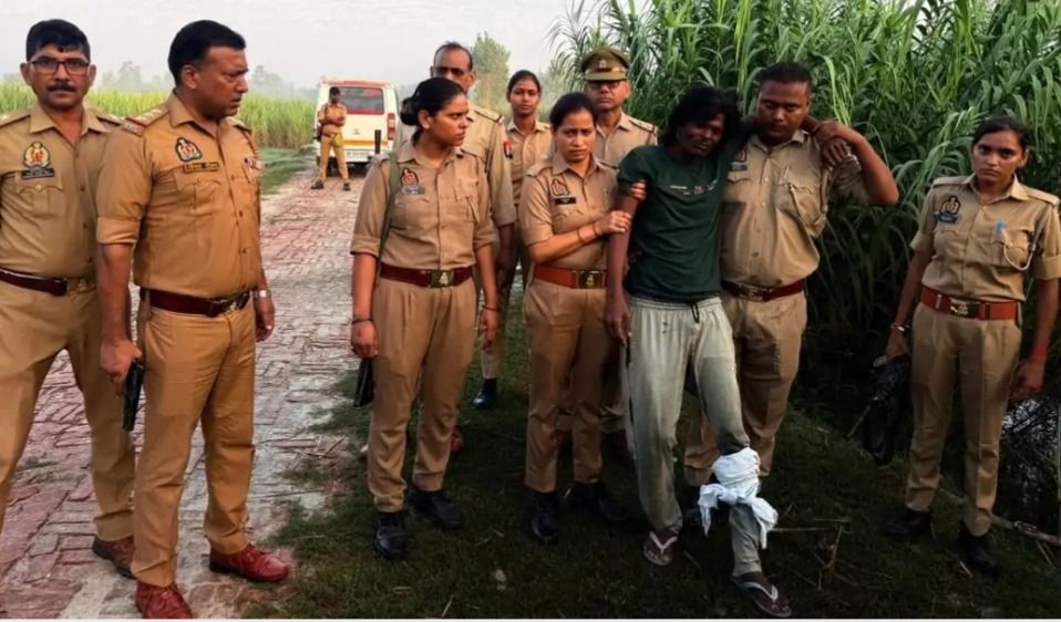 पुलिस मुठभेड़ में पैर में लगी गोली ,सीतापुर पुलिस की बड़ी कामयाबी 