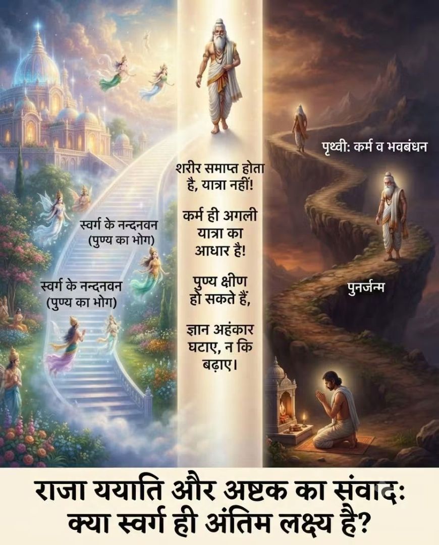 स्वर्ग के लाखों वर्ष भी समाप्त हो जाते हैं… लेकिन मनुष्य का अहंकार उसे कहाँ ले जाता है?