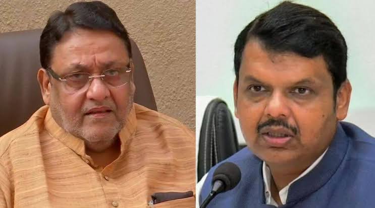 महाराष्ट्र के मंत्री नवाब मलिक  का संबंध है दाऊद इब्राहिम और उनके परिवार से इसकी जांच होनी चाहिए-  प्रूफ मेरे पास- देवेंद्र फडणवीस
