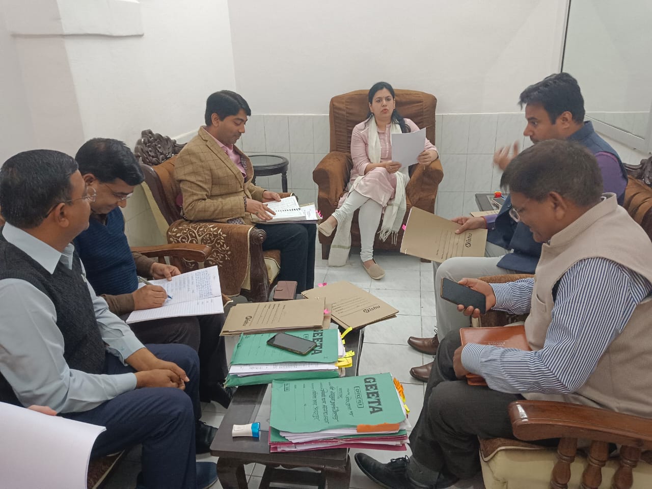 जिलाधिकारी द्वारा जन जाति प्रमाण पत्र से सम्बन्धित प्रकरणो पर की गयी सुनवाई