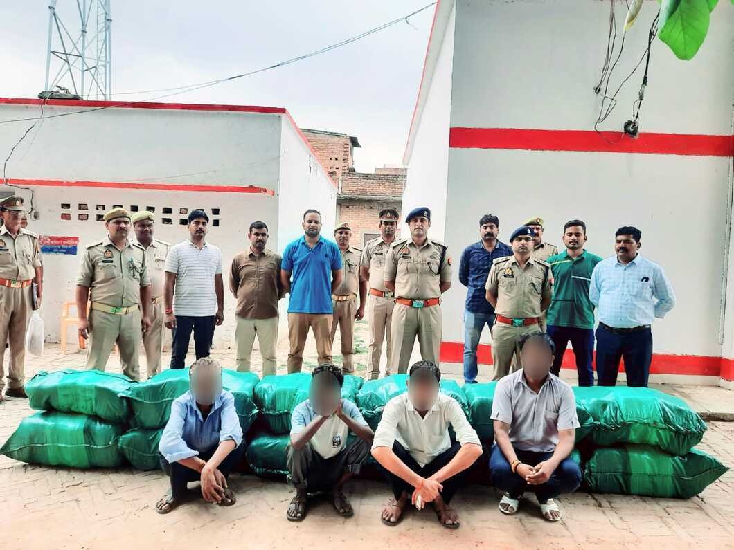 मिर्जापुर में अंतरराज्यीय गांजा तस्कर गिरफ्तार