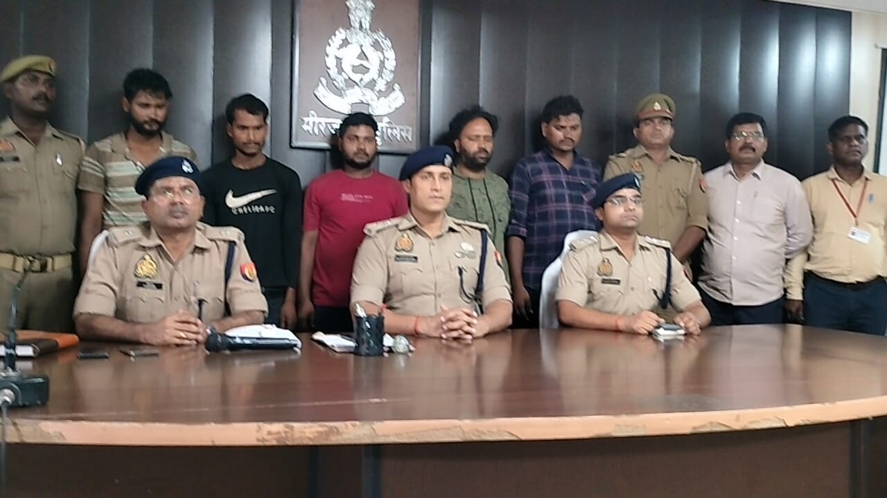 रेलवे ट्रैक में लगी पेन्ड्राल क्लिप/जलेबी की चोरी कर बिक्री करने वाले गैंग के 05 शातिर बदमाश पुलिस मुठभेड़ में गिरफ्तार,