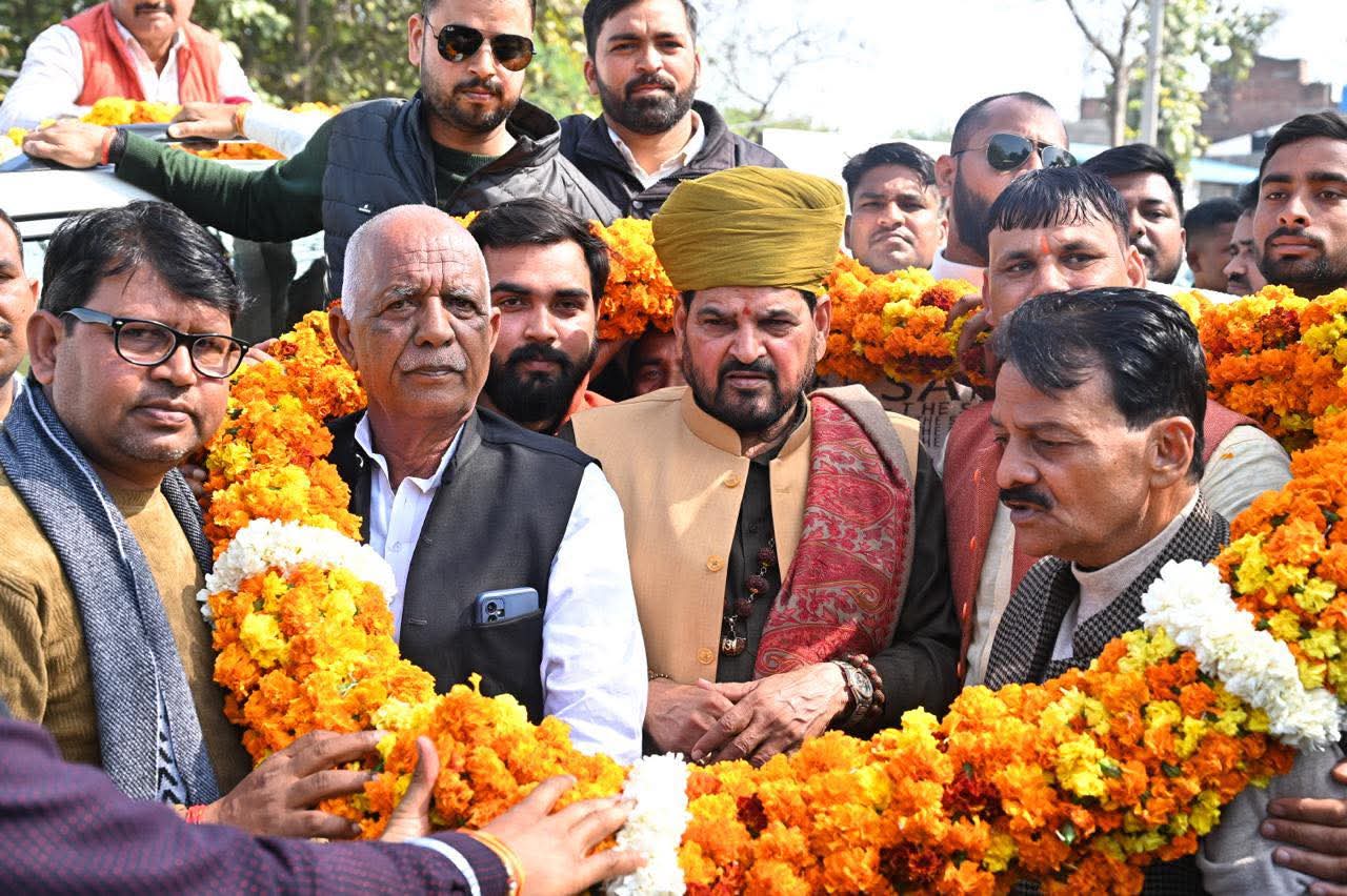 गोंडा : यूजीसी बिल पर न्यायालय की रोक से टला बड़ा संकट: बृजभूषण शरण सिंह